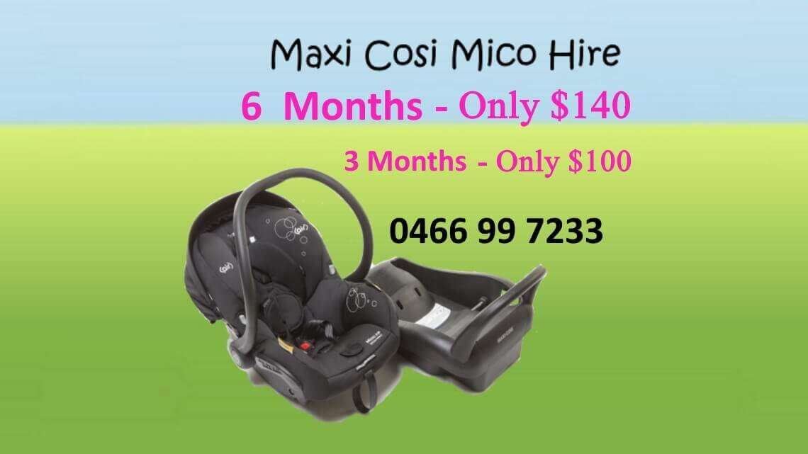 Maxi cosi mico-Capsule hire 6month only$140